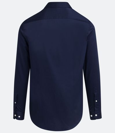 Camisa Social Slim en Tricolina Manga Larga 7