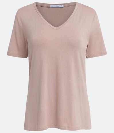 Blusa Básica en Viscosa con Escote V 6