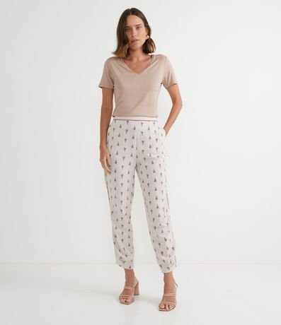 Blusa Básica en Viscosa con Escote V 5