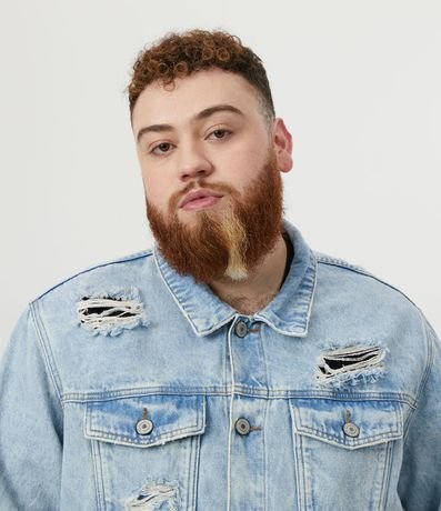 Campera Jeans Destroyed Delavé 6