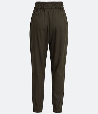 Pantalón Fluido en Viscolino con Cintura Elástica y Cordón para Ajuste 6