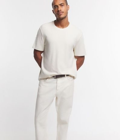 Remera Regular en Algodón Manga Corta 4