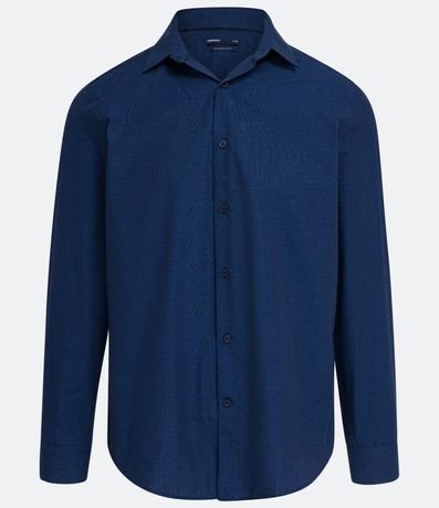 Camisa Comfort en Algodón con Textura Hilo a Hilo 2