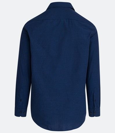 Camisa Comfort en Algodón con Textura Hilo a Hilo 2