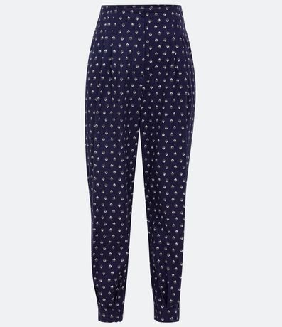 Pantalón en Tricolina con Estampado Floral 6