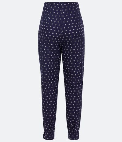 Pantalón en Tricolina con Estampado Floral 7