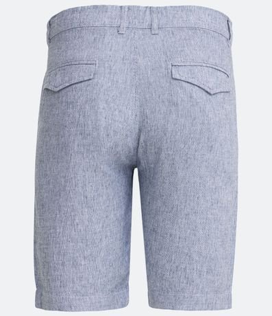 Bermuda Slim Texturizada en Lino con Algodón 7