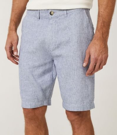 Bermuda Slim Texturizada en Lino con Algodón 2