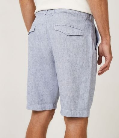 Bermuda Slim Texturizada en Lino con Algodón 3