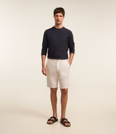 Bermuda Texturizada en Lino 1