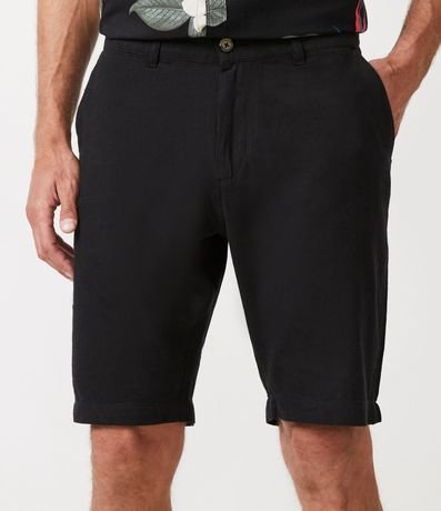 Bermuda Slim Texturizada en Lino con Algodón 3
