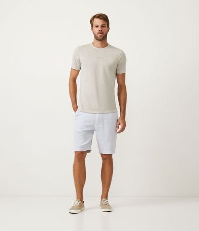 Bermuda Texturizada en Lino