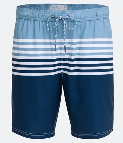 Bermuda con Cinturilla Elástica y Estampado en Rayas 6