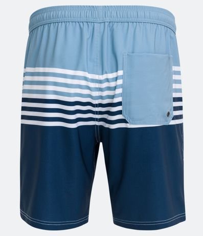 Bermuda con Cinturilla Elástica y Estampado en Rayas 7