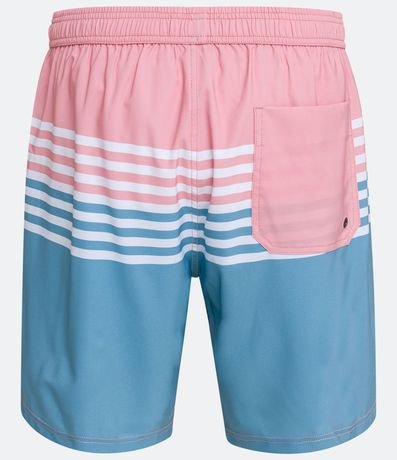 Bermuda con Cinturilla Elástica y Estampado en Rayas 7
