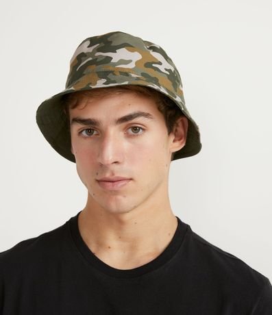 Gorro Bucket con Estampado Camuflaje 3
