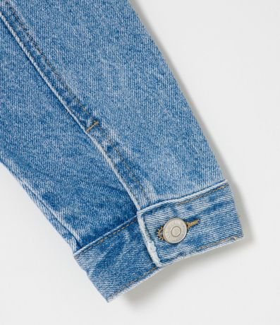 Campera Cropped Infantil en Jeans con Desgastess - Talle 5 a 14 años 4