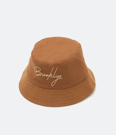 Sombrero Bucket con Lettering Brooklyn 1