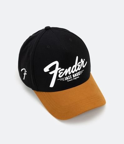 Gorra en Algodón Visera Curva con Lettering Fender 1