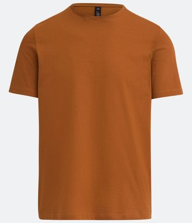 Remera Slim Básica en Algodón Peruano con Cuello Redondo 6