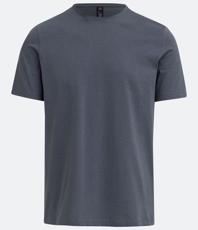 Remera Slim Básica en Algodón Peruano con Cuello Redondo 6