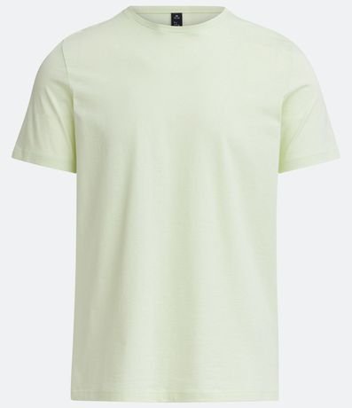 Remera Slim Básica en Algodón Peruano con Cuello Redondo 4