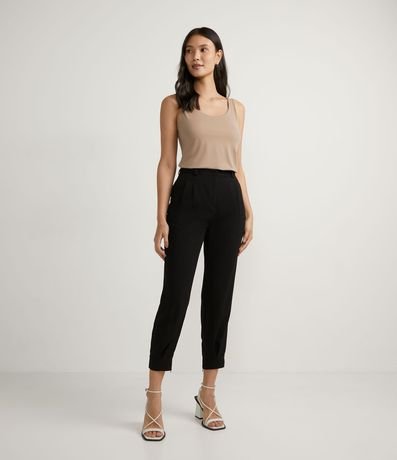 Blusa Musculosa en Poliamida con Escote U 3