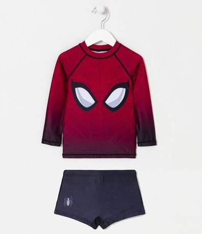 Conjunto Infantil con Protección UV y Estampado Spider-Man  - Talle 2 a 10 años 1