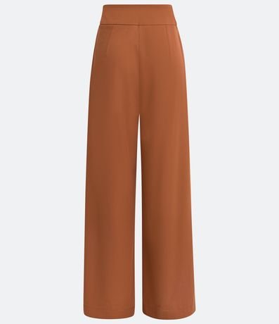 Pantalón Pantalona en Crepé con Friso Delantero 7
