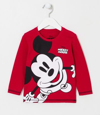 Remera con Estampado y Logo del Mickey - Talle 1 a 5 años 1