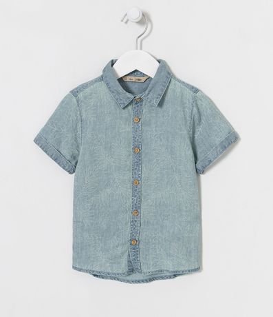 Camisa Infantil Estampado Follaje Talle - 1 a 4 años 1