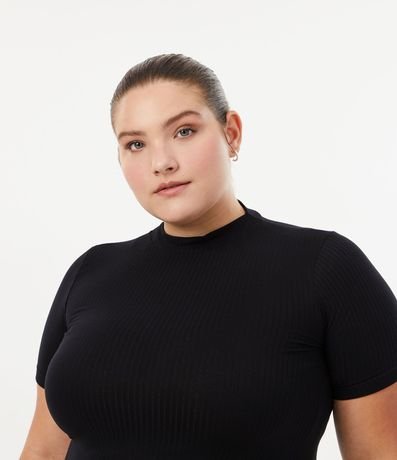 Vestido Tubo en Viscosa Acanalada Curve & Plus Size 4