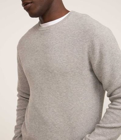 Suéter en Tejido de Punto Maquinetado 3