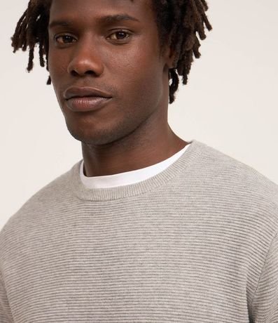 Suéter en Tejido de Punto Maquinetado 4