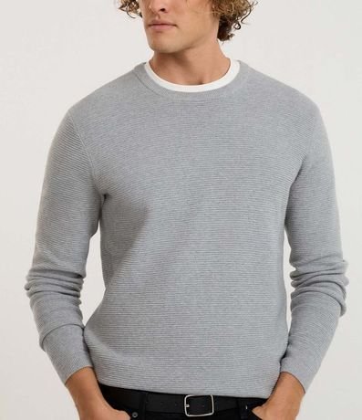 Suéter en Tejido de Punto Maquinetado 5