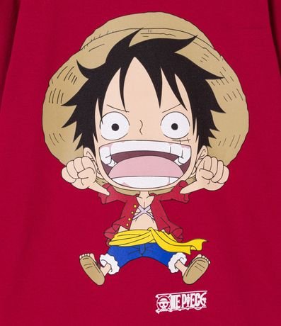 Remera Manga Larga Algodón Estampado One Piece - Talle 7 a 14 años 3