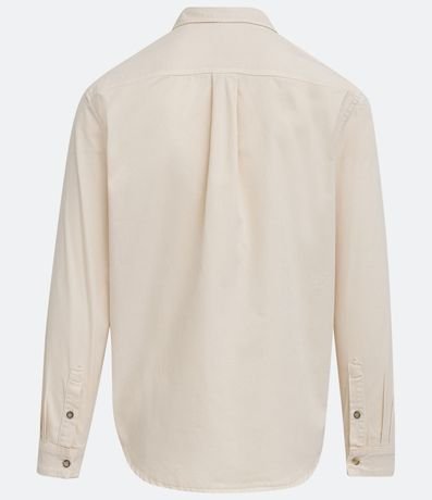 Camisa Comfort en Algodón con Bolsillos Solapa y Abotonado 7