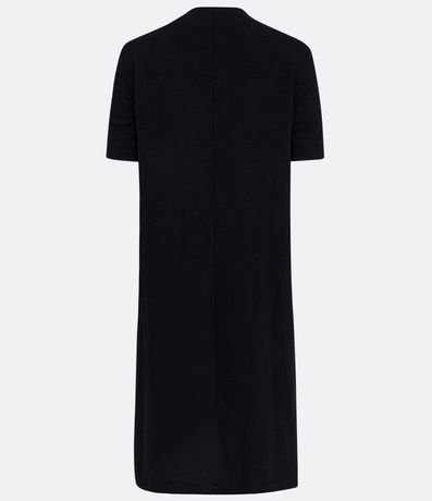 Vestido Corto con Cuello V y cremallera para Cierre 8