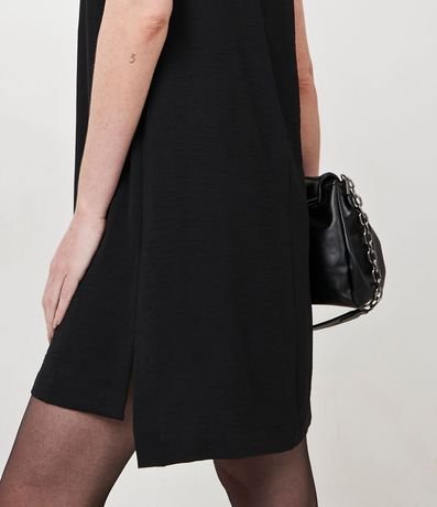 Vestido Corto con Cuello V y cremallera para Cierre 6