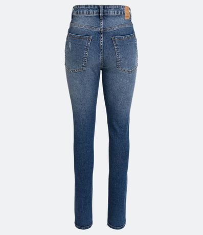 Pantalón Recto en Jeans con Desgastes 8
