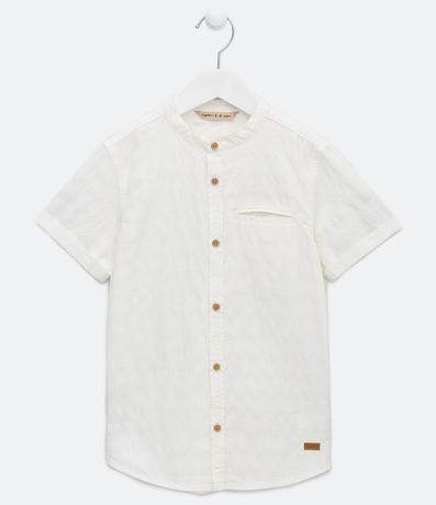 Camisa Infantil Bata con Pequeño Bolsillo - Talle 5 a 14 años 1