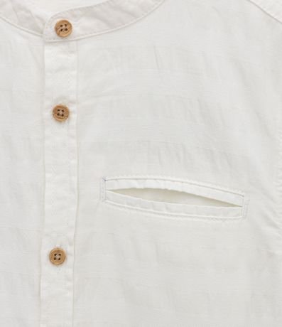 Camisa Infantil Bata con Pequeño Bolsillo - Talle 5 a 14 años 3