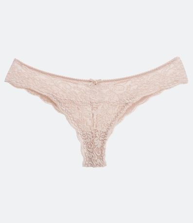 Bombacha Bikini Hilo en Encaje Floral con Cintura Elástica 5