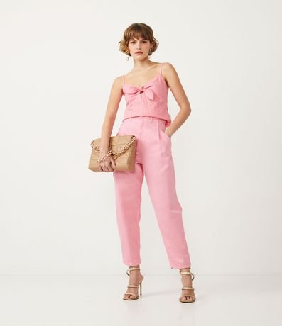 Blusa Musculosa en Laise con Lazo Frontal 2