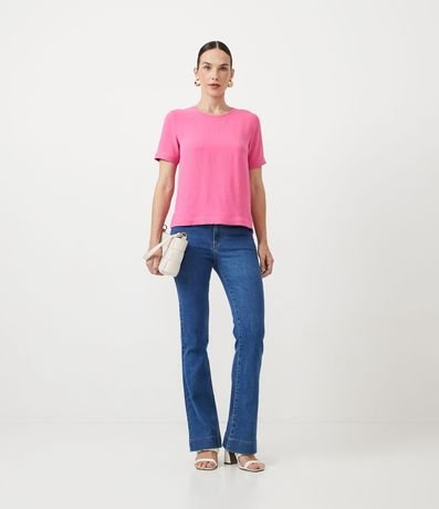 Blusa con Aberturas y Detalles de Pespuntes 3