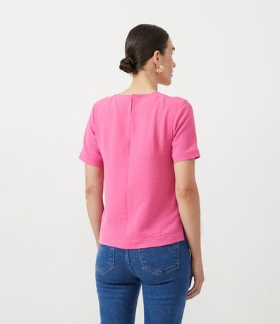 Blusa con Aberturas y Detalles de Pespuntes 4