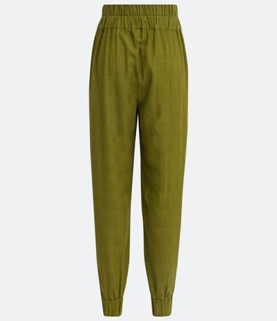 Pantalón Jogger en Algodón con Bolsillos Delanteros y Cintura Elástica 6