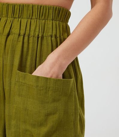 Pantalón Jogger en Algodón con Bolsillos Delanteros y Cintura Elástica 4