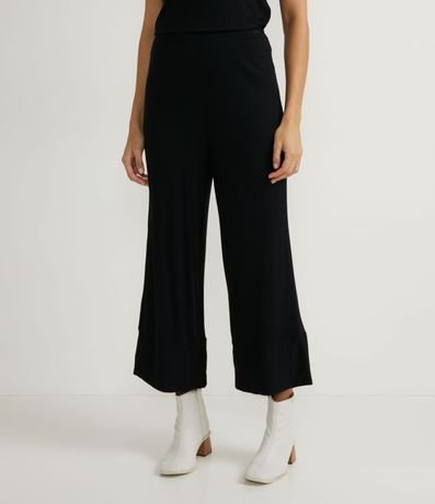 Pantalón Pantacourt Acanalada sin Estampado 1