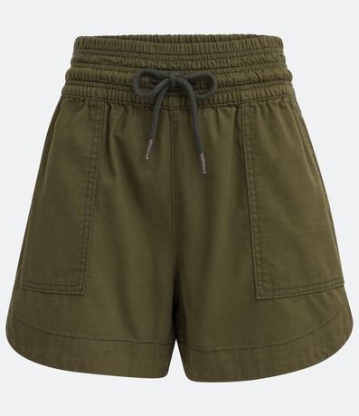Short Runner en Liocel con Bolsillos Aplicados 4